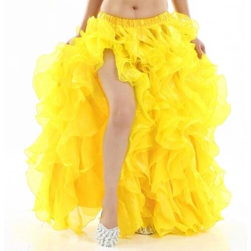 2018 Women Belly Dancing Clothing Long Skirts Professional Oriental Dance Bubble Skirt Belly Dance Skirts Maxi