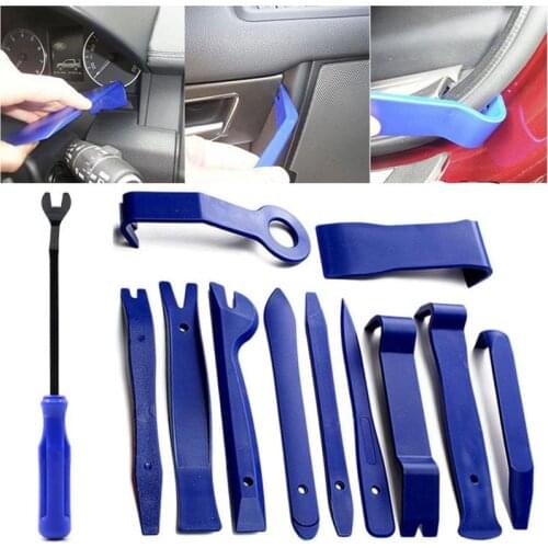 1pc Car Door Panel Removal Tool + 15 Pcs Panel Audio Trim Removal Tools Automobile Nail Puller Audio Door Clip Dash Pry Tools