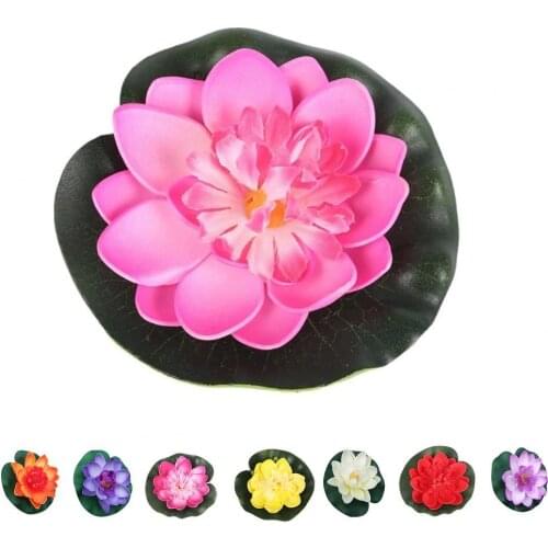 1Pc Simulation Lotus Flower Mini Artificial Pond DIY Home Fish Tank Decoration