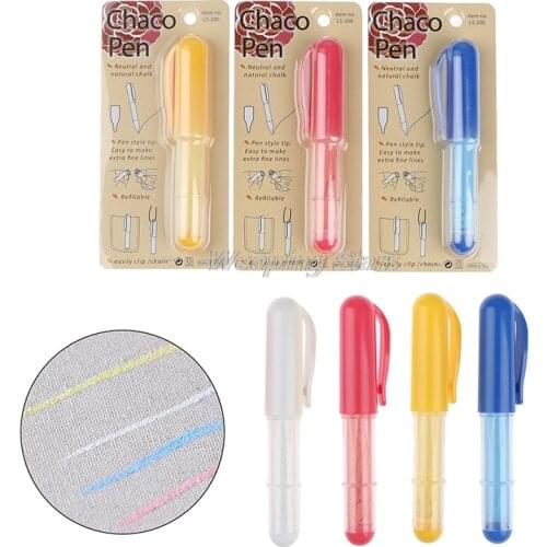 1pc Chalk Wheel Fabric Marker Tailors Chalk DIY Sewing Chalk Pen Parts Tools Marker Pen Suitable For Factory Tailors