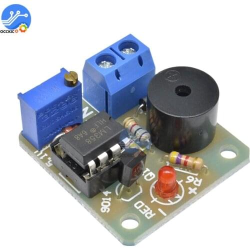 12V New Accumulator Sound Light Alarm Buzzer Prevent Over Discharge Controller Module