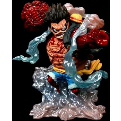 15CM Cute Luffy Gear 4 Figurine One Piece Anime Action Figure Adult Children Toys Japan Manga Cartoon Gift Free Shipping Items