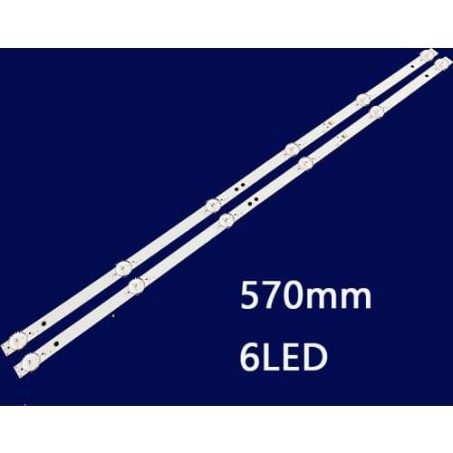 1kit-2pcs new LED strip for KJ32D06-ZC22AJ-09 KJ32D06-ZC22AG-20