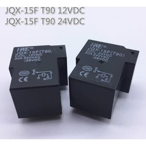 5pcs Relay T90-12vdc 24vdc-c 30a 6PIN Can Replace Sla-12vdc 24vdc-c