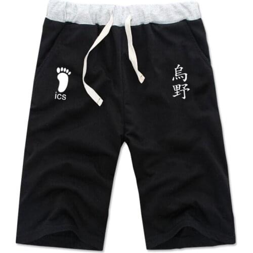 Anime Haikyuu Cosplay Costume Karasuno High School Hinata Shyouyou Shorts Pants Casual Trousers