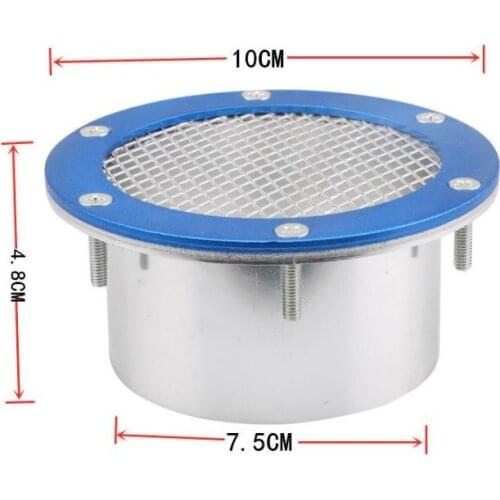 Car Auto Universal Air Vent Dust Air Duct Grille Air Intake Bumper for FIAT 500/Panda /Stilo /Punto /Doblo /Grande /Bravo 500