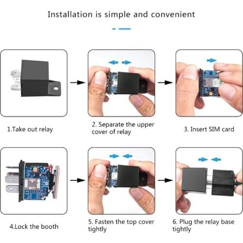 CJ720 Car Relay GPS Tracker GSM Locator Remote Control Anti-theft Device