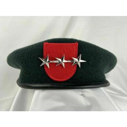 US Army 7th Special Forces Group Green Beret 3star Lieutenant General Rank Hat armyshop2008