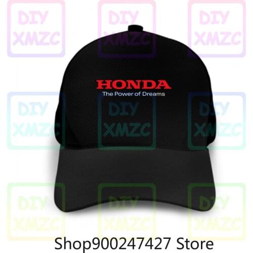 High Qiality Custom Baseball Cap Print Honda The Power Of Dreams Hats Mens