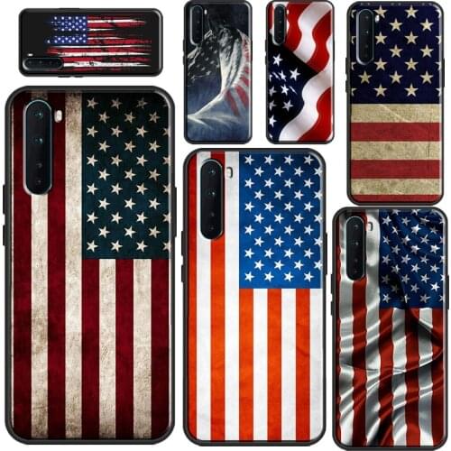 American USA Flag Phone Cover For OPPO Realme 8 Pro C3 C21 GT 6 7 Pro Case For OnePlus 9 Pro 8 8T 7T Nord