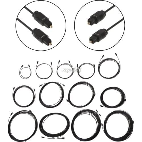 Digital Optical Audio Cable For Toslink SPDIF DVD CD 0.5m 1.5m 1.8m 3m 10m 20m Whosale&Dropship