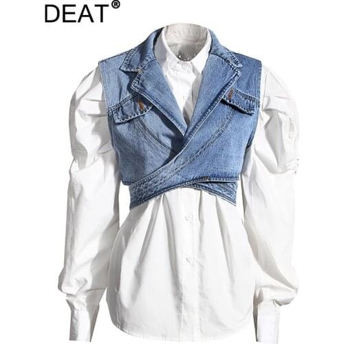 Женские хлопковые рубашки DEAT China At AliExpress