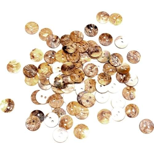 50-200Pcs Coconut Shell Round Sewing Buttons For Kids Clothes Scrapbooking Decorative Botones Handicraft DIY Accessories