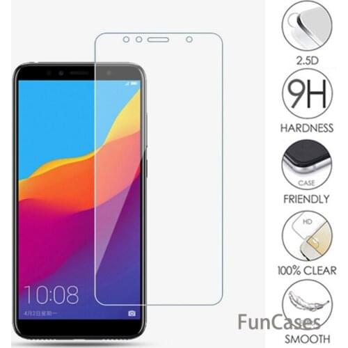 Honor 7A Glass 9H Tempered Glass For Huawei Honor 7A 7C Pro 8C Screen Protector On Nova4 3 3i For Huawei Y6 Y7 2018 Protection