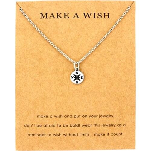 Moon Stars Octopus Starfish Seashells Sand Dollar Seahorse Whale Wave Unicorn Mermaids Sea Turtles Compass Necklaces for Women