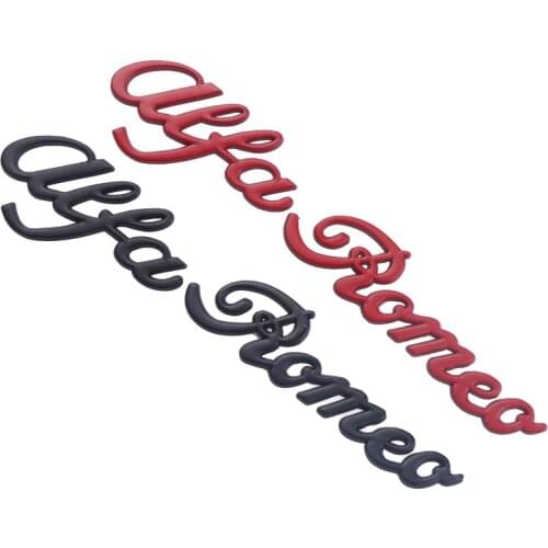 3D Metal Alfa Romeo Emblem Stickers Fender Trunk Decoration Badge Fit For Alfa Romeo 159 147 156 Giulietta Mito Car-styling
