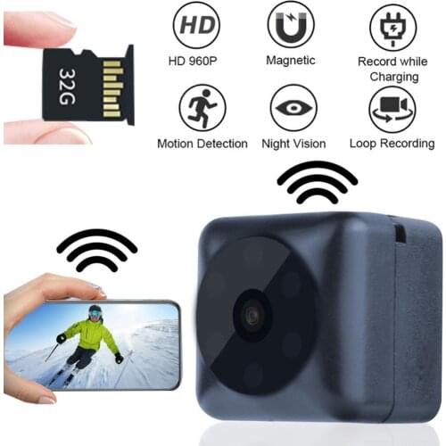 Mini Camera HD Camcorder IP Camera 1080P Sensor Night Vision WIFI Camera Remote Monitor small Camera Wireless Surveillance Cam