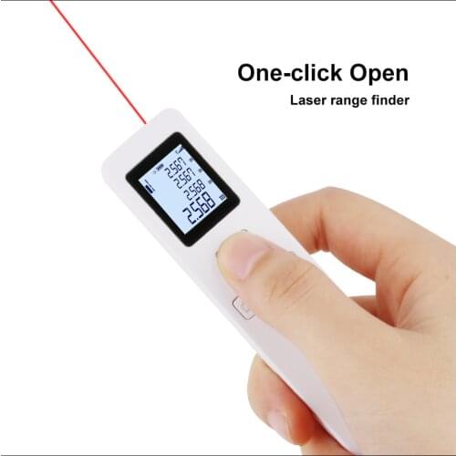 DZYTEK Mini laser distance meter 35M rangefinder Digital Handheld laser range finder Indirect measure device test tool