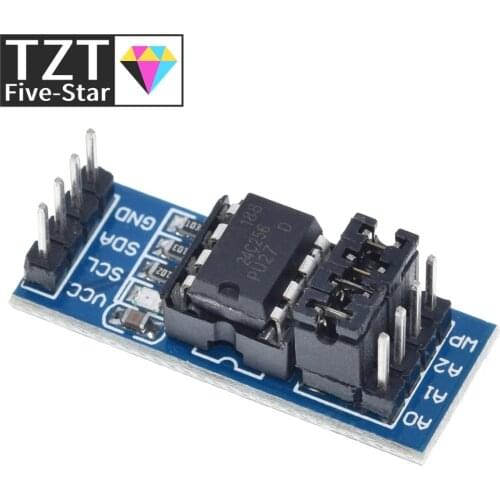 TZT New AT24C256 24C256 I2C interface EEPROM Memory Module for arduino