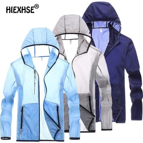 Sun Protection Clothing Men New Summer Hooded Fashion Jacket Ultra-Thin Lightweight Skin Clothing Must-Have for Outdoor Play