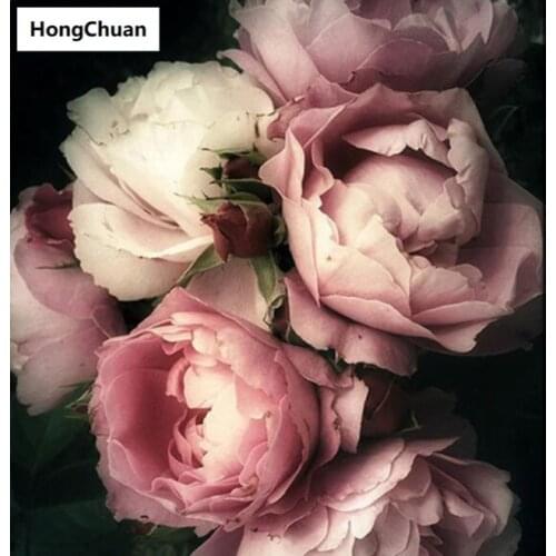 New Products Beautiful Scenery Flowers Square Round Diamond Painting Cross Stitch Mosaic Home Decoration Mural New Year Gift