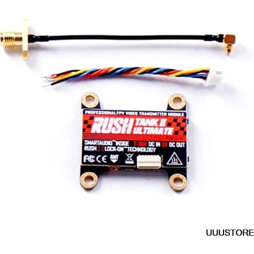RUSH VTX TANK V2 5.8G 48CH 25mW/200mW/500mW/800mW Switchable 7-25V AV Transmitter RaceBand / LowRace Built-in TBS Smartaudio