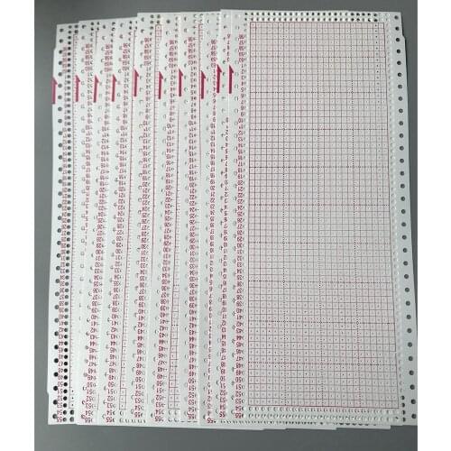 10pcs Blank Punch Card 24 Stitch fit for Brother Singer SReed Knitting Machine HG7713