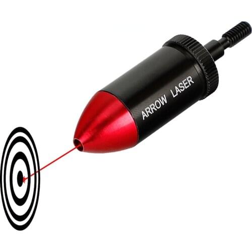 Tactical Crossbow Archery Red Dot Laser Bore Sight Collimator Kits Bow Arrows BoreSighter for Hunting Outdoor