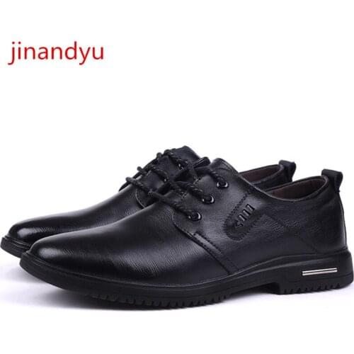 Mens Shoes Genuine Leather Dress Business Shoes Men Casuales Classic Black Brown Brown Oxford Shoes Male Elegant Formal Shoe