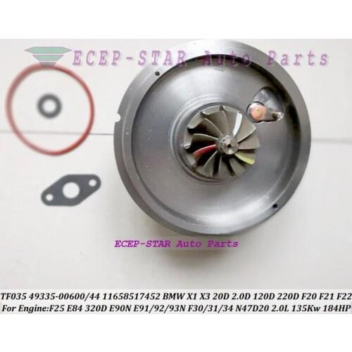 Turbo Cartridge CHRA 49335-00642 49335-00635 11658519476 For BMW 120D F20 F21 220D F22 320D E90N E91N E92N E93N F30 F31 F34 2.0L