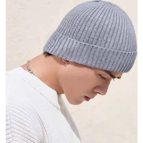 Big Size Unisex Knitted Hat for Men 2021 Autumn Winter Warm Bonnet Womens Hats Beanie Skullies Male Streetwear Hip Hop Caps