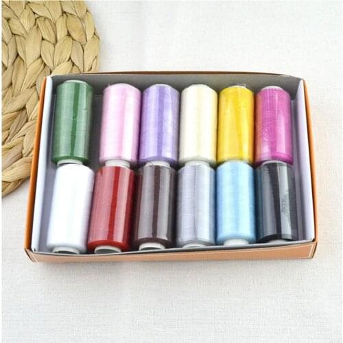 High Quality 400 Yard DIY Thread For Hand Machine sewing Thread 12 Colors