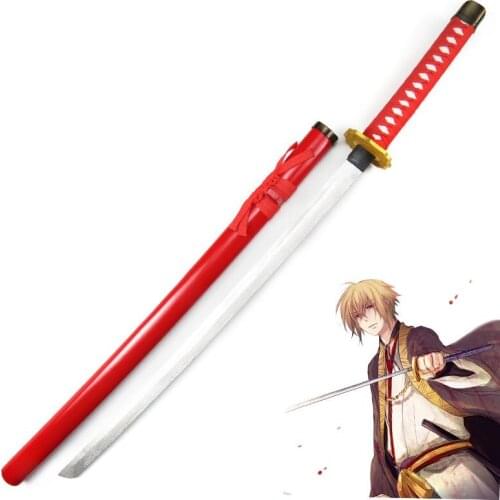 Japanese Anime Hakuouki Sword Chikage Kazama Wooden Cosplay Props Decorative Swords