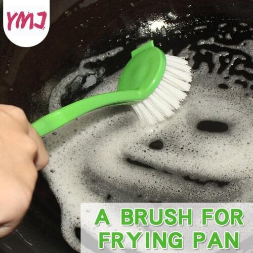 1Pc Washing Pot Brush Kitchen Cleaning Tools Pot Brushes Hand Cookware Hard Bristles Cleaning Brush Round Head Durable