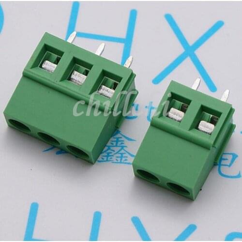 100pcs/lots KF128 2P 3P terminal 7.5MM spacing environmental protection high temperature resistant nylon