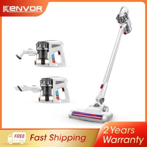 KeNVOR VC103 Pro Handheld Wireless Vertical Vacuum Cleaner for Home 17KPa Suction Power Detachable Battery Cordless Vacuum