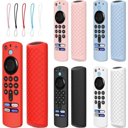 TV Remote Control Cover Protective Case For Fire TV Stick 4K 2nd Gen And 3rd Controller Compatible With Alexa Voice Remote