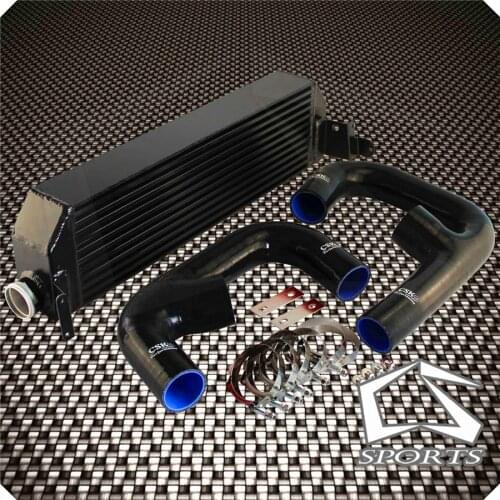 FMIC Twin Intercooler Upgrade+ Hose Kit Fits For V*olkswagen G*olf R G*TI MK7 Audi S3 8V
