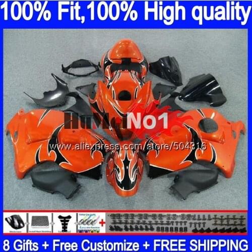 Injection For SUZUKI GSXR 1300 Hayabusa 2008 2013 2014 2015 2016 Orange flame 30MC.243 GSXR-1300 GSXR1300 08 13 14 15 16 Fairing