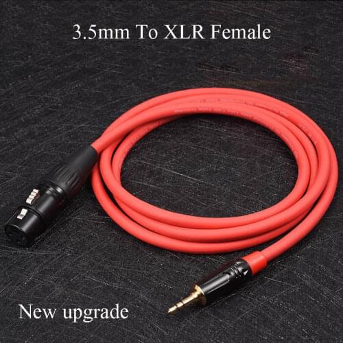 3.5mm 1/8 inch Jack to XLR 3P Male Female Cable Audio Adapter Cable XLR 3PIN Stereo Speaker Headphone Microphone 0.5M-30M