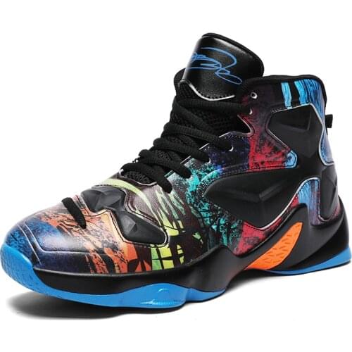 Unisex Fashion Sneakers Men Basketball Shoes Breathable Sport Shoes Man Non-slip Cushioning Sneakers for Women Athletic Trainers