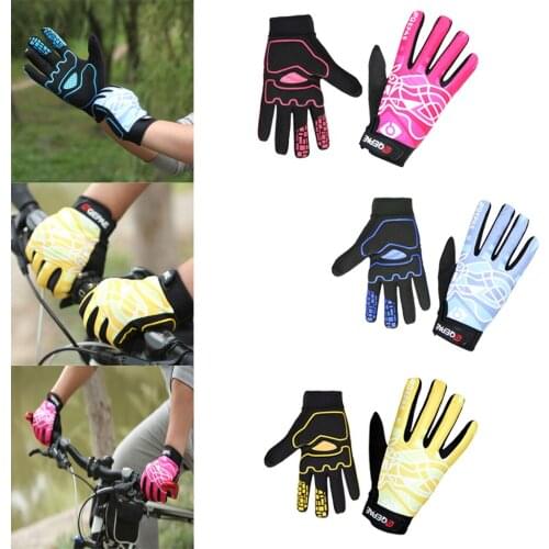 Summer Cycling Gloves Windproof Full Finger Bike Bicycle Motobike Gloves Wear Resistant Outdoor Sports Glove Unisex Men Women