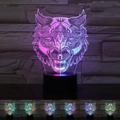 3D Small Night Light Dual Color Table Bedroom Lamp Personalized Gifts Led Lights for Indoor Lighting Home Decoration Gift Usb