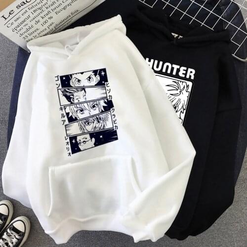 Hunter X Hunter Hisoka Funny Cartoon Japanese Anime Hoodies Men Graphic Cool Oversized Warm Sweatshirt Hip Hop Casual Hoody Male