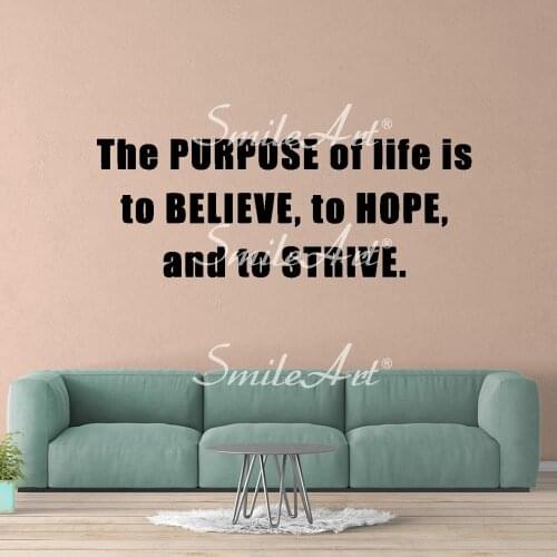 NEW Quote Wall Stickers Decorative Sticker Home Decor For Living Room Bedroom Diy Pvc Home Decoration Accessories