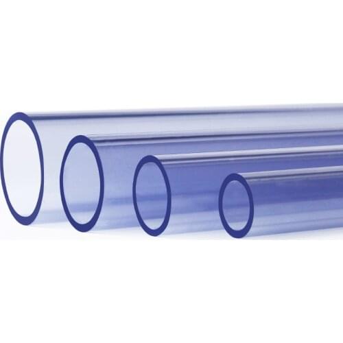 1/2pcs PVC Transparent Tube Water Pipe Garden Irrigation O.D.20-40mm Clear UPVC Pipe Connector for Fish Tank Aquarium Supplies