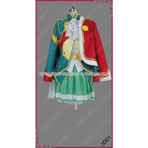 Girls' Opera Shoujo Kageki Revue Starlight Akira Mahiru Tsuyuzaki Mahiru Revue Ver. Outfit Dress Cosplay Costume S002