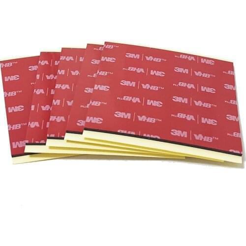 Rectangle 75mmx 150mm, die Cut shape 3M VHB Tape 5962 tape black color 1.55mm thick