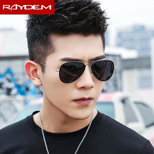 Raydem Men Vintage Aluminum HD Polarized Sunglasses Classic Brand Sun glasses Coating Lens Driving Shades For Men/Wome