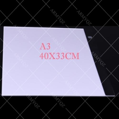 LED diamond painting light pad A3 drawing graphics tablet computer box three-level diamond painting accessory tool kit